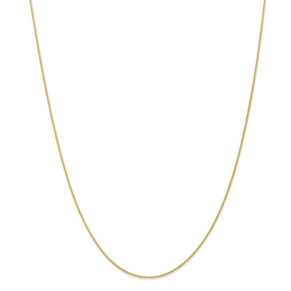 10k Round Wheat Chain Necklace in White Gold Yellow Gold Choice of Lengths 16 18 20 24 and 1.05mm 1.65mm 10k Round Wheat Chain Necklace in White Gold Yellow Gold Choice of Lengths 16 18 20 24 and 1.05mm 1.65mm